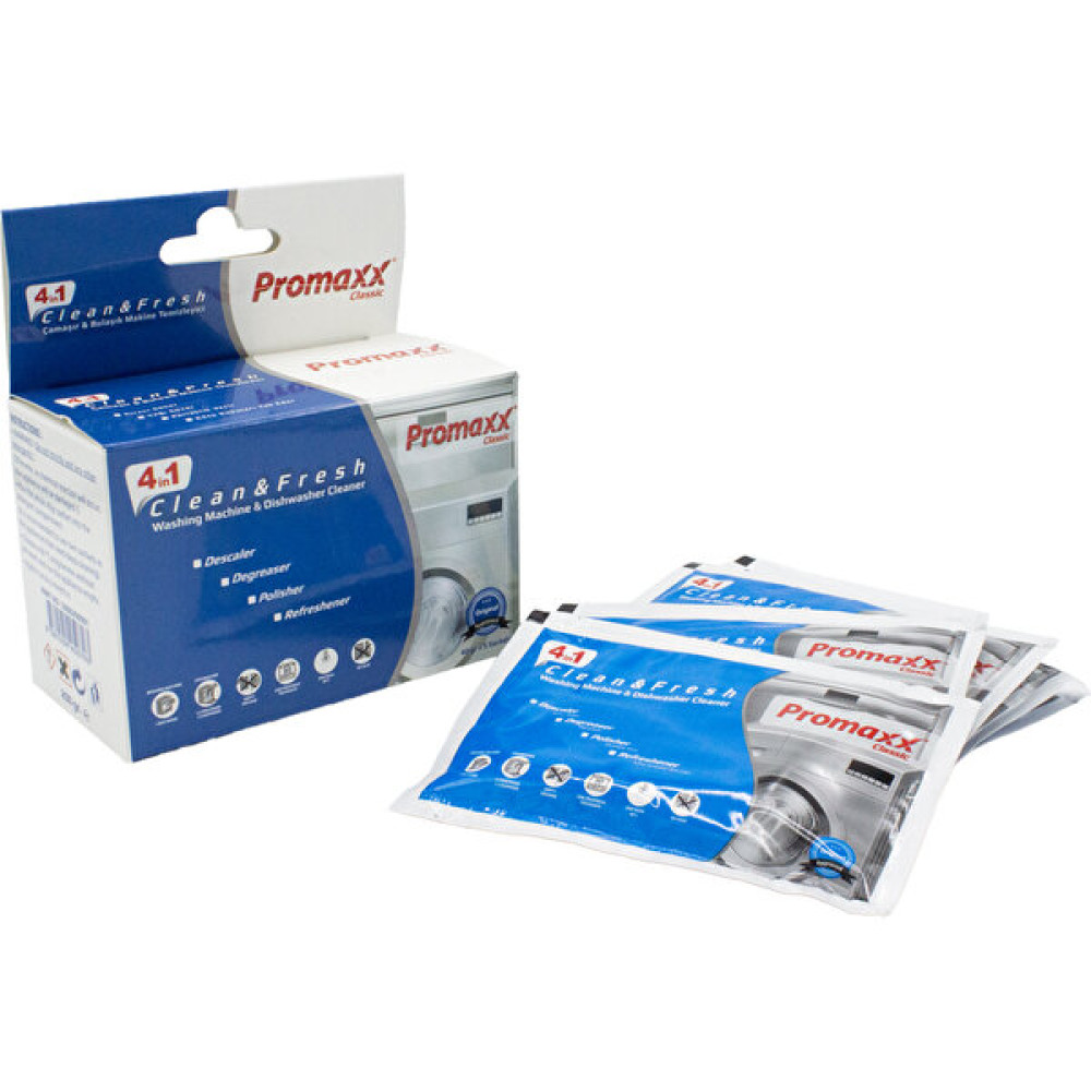 Promaxx Classic Çamaşır Ve Bulaşık Makinası Temizleyici 40GR x 5 Adet Temizlik Malzemeleri Fiyatı