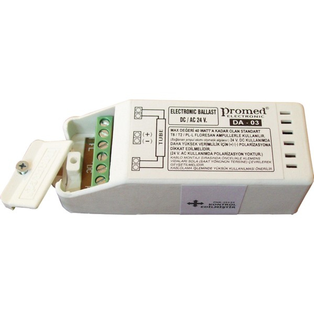 Promed 24 V.Ac/Dc 8....36/40 W Floresan Ve Uv Dezenfeksiyon Ampul (Max.11 W)Balastı Elektrik ve Aydınlatma Fiyatı