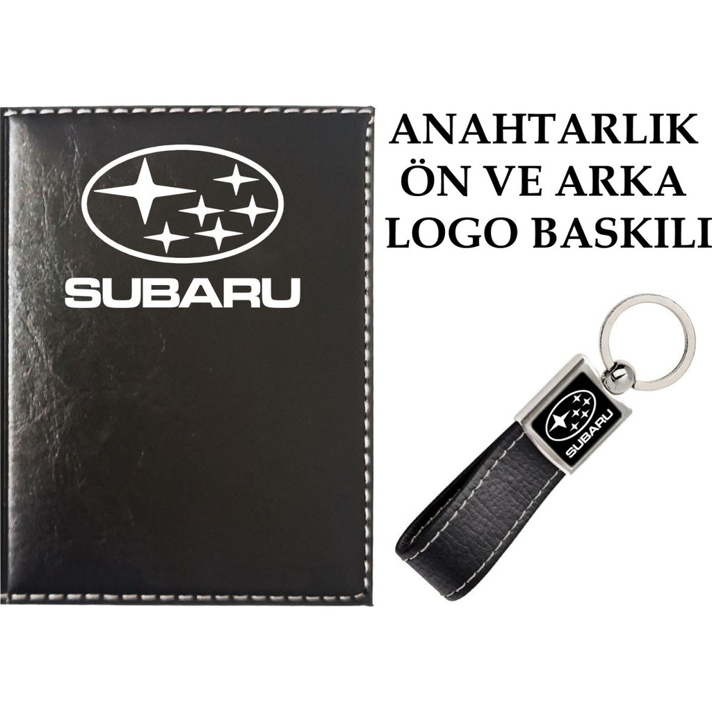 Promosyon Denizi Subaru Logolu Siyah Ruhsat Kabı ve Subaru Logolu Anahtarlık Diğer Fiyatı