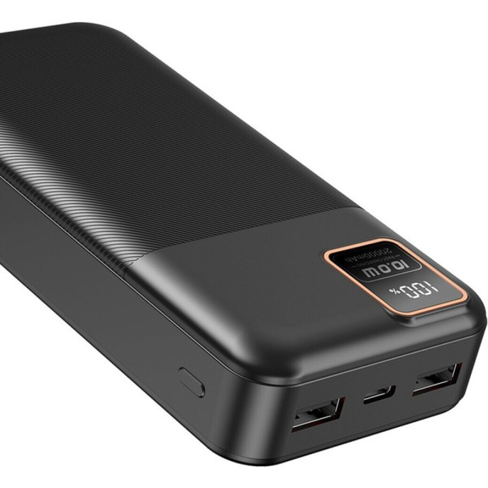Promosyon Power Hızlı Şarj Type-C Apple Android Uyumlu 20000MAH Powerbank - Siyah Taşınabilir Şarj Cihazı - Powerbank Fiyatı