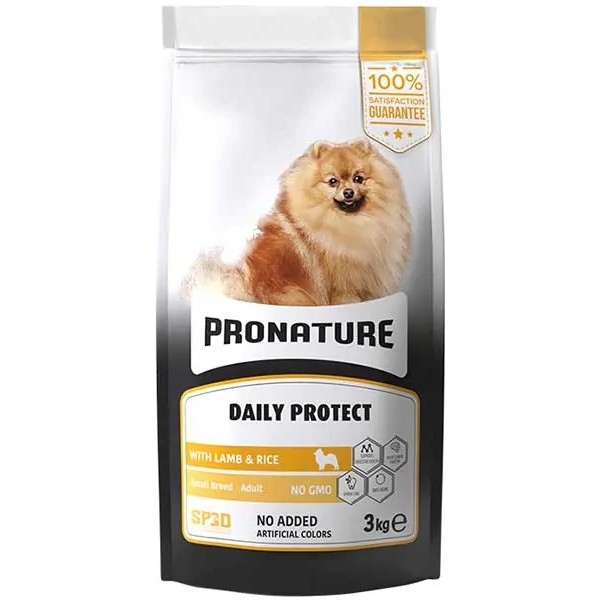Pronature Daily Protect Kuzu Eti ve Pirinçli Küçük Irk Yetişkin Köpek Maması 3kg Evcil Hayvan Ürünleri Fiyatı