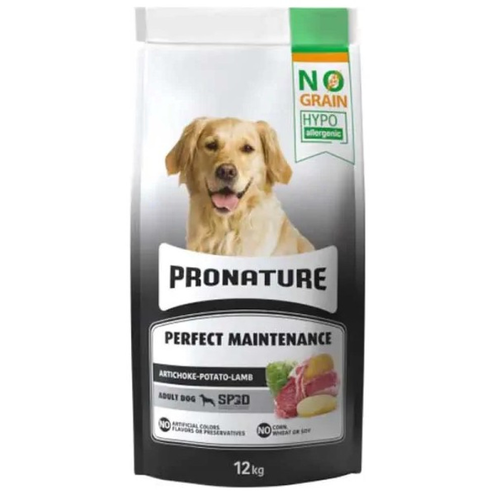 Pronature Hipoalerjenik Tahılsız Kuzu Eti Enginar ve Patatesli Yetişkin Köpek Maması 12kg Evcil Hayvan Ürünleri Fiyatı