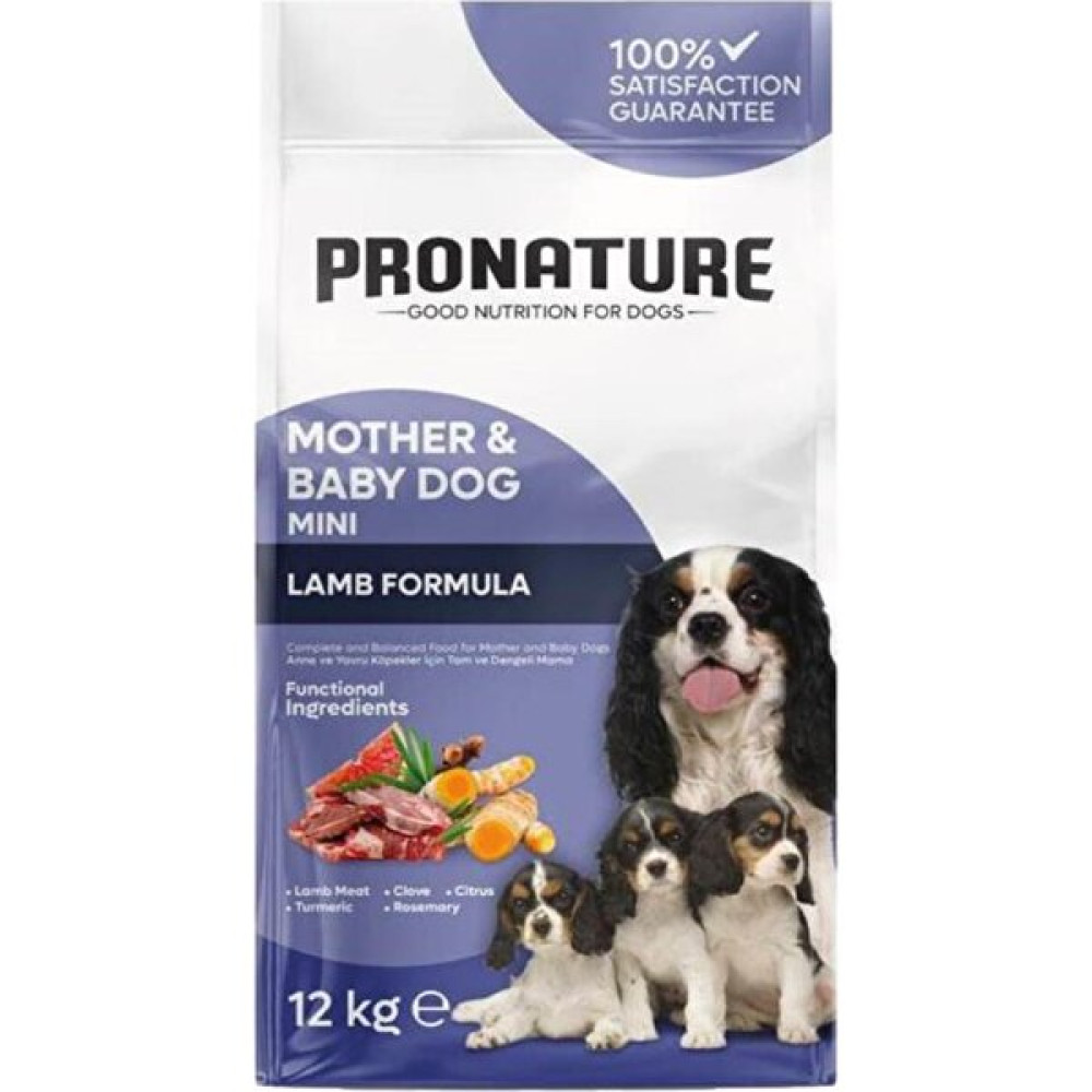 Pronature Mother & Baby Kuru Köpek Maması (Mini) Kuzu Etli 12 kg Evcil Hayvan Ürünleri Fiyatı