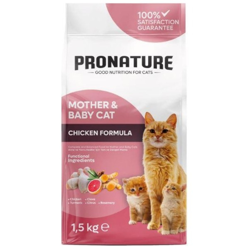 Pronature Mother & Baby Tavuk Etli Kuru Kedi Maması 1,5 kg Evcil Hayvan Ürünleri Fiyatı