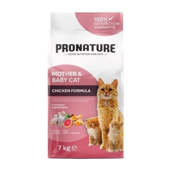 Pronature Mother & Baby Tavuk Etli Kuru Kedi Maması 7 kg Evcil Hayvan Ürünleri Fiyatı
