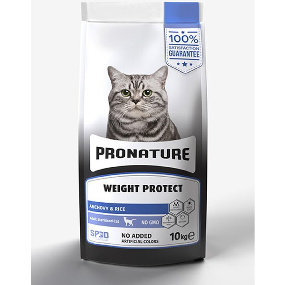 Pronature Sterilised Hamsili ve Pirinçli Kısır Kedi Maması 10kg Pronature Weight Protect Cat Anchovy Evcil Hayvan Ürünleri Fiyatı
