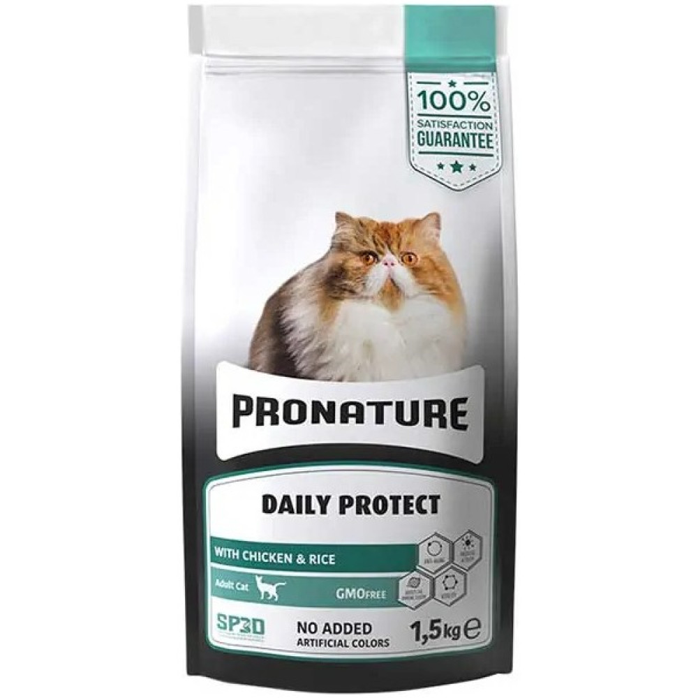 Pronature Tavuklu ve Pirinçli Yetişkin Kedi Maması 1,5kg Evcil Hayvan Ürünleri Fiyatı