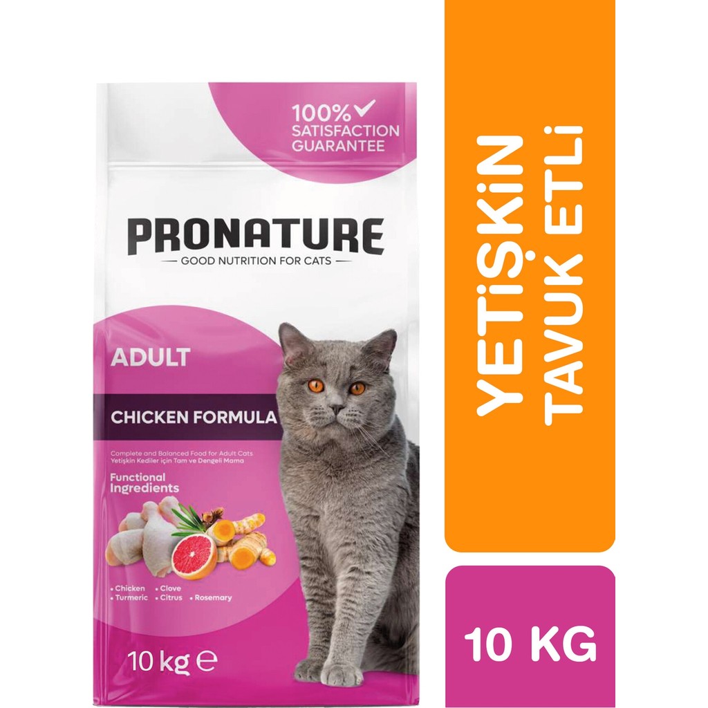 Pronature Yetişkin Kuru Kedi Maması (Daily Protect) - Tavuk Etli ve Pirinçli - 10KG Evcil Hayvan Ürünleri Fiyatı