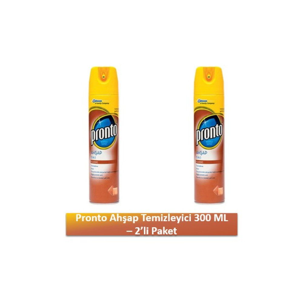 Pronto Ahşap Cilası 300 Ml - 2'Li Paket Parlatıcı ve Temizleyiciler Fiyatı