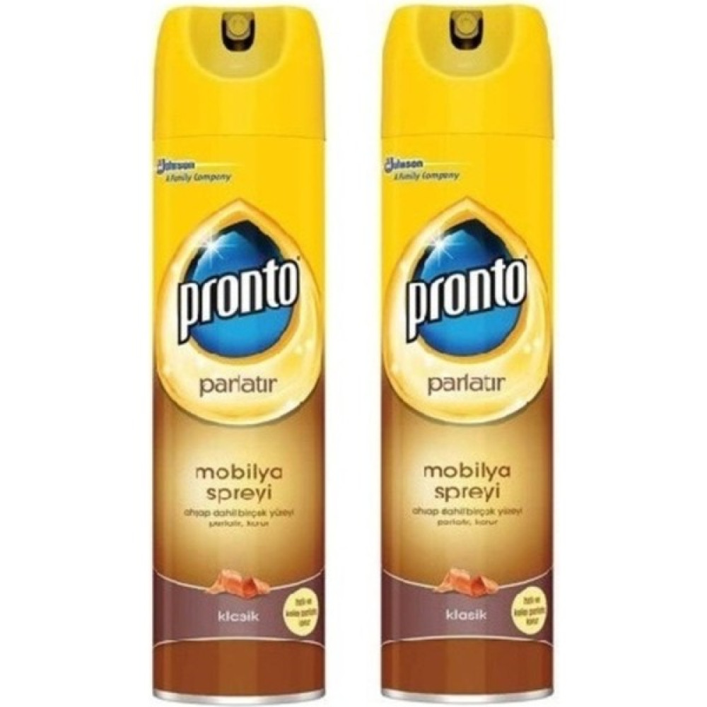 Pronto Mobilya Cilası Sprey 300 ml - 2 Adet - Beyaz Parlatıcı ve Temizleyiciler Fiyatı