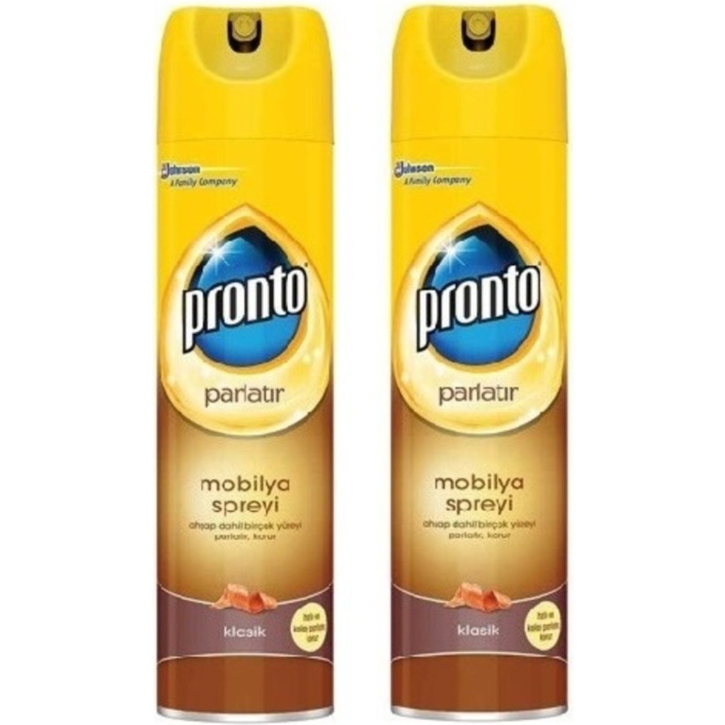 Pronto Mobilya Cilası Sprey 300 ml - 2 Adet - Beyaz Parlatıcı ve Temizleyiciler Fiyatı