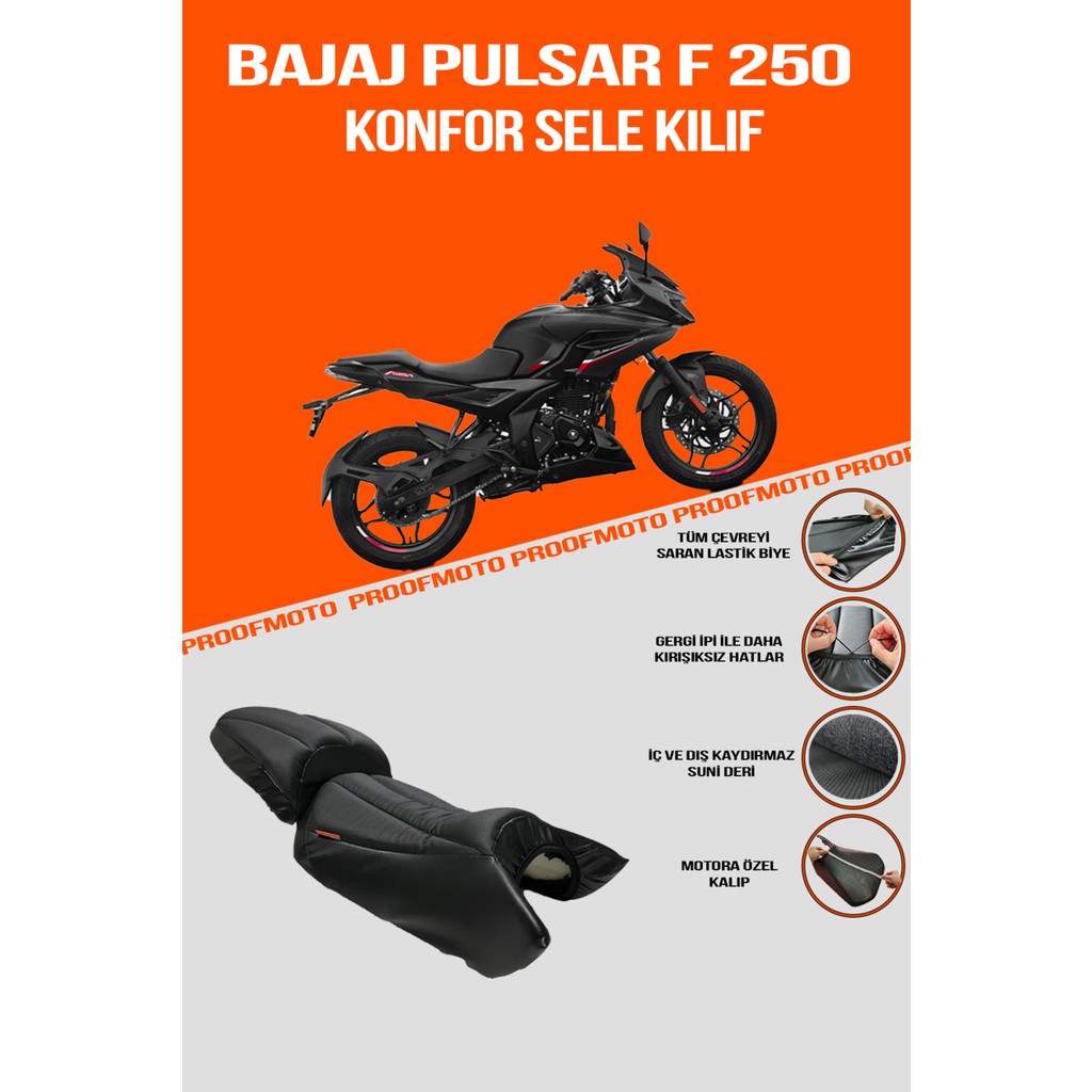 PROOFMOTO BAJAJ Pulsar F250 Konfor Sele Kılıf Diğer Fiyatı