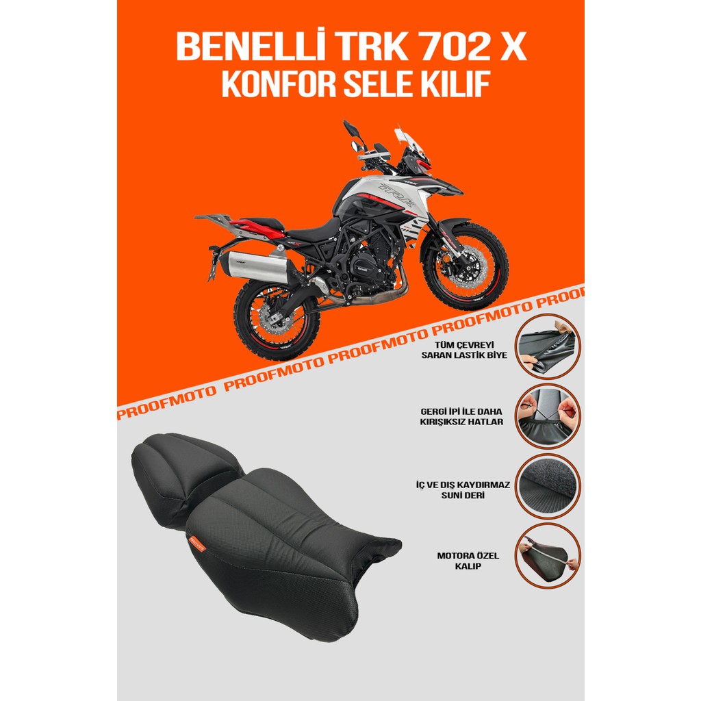 PROOFMOTO Benelli TRK 702 X Konfor Sele Kılıf Diğer Fiyatı