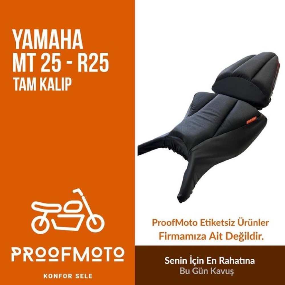 PROOFMOTO mt 25 Kapalı Konfor Sele Kılıfı - Yamaha mt 25 Tam Kapalı Konfor Sele Pedi - Proofmoto Motorsiklet için Diğer Aksesuarlar Fiyatı