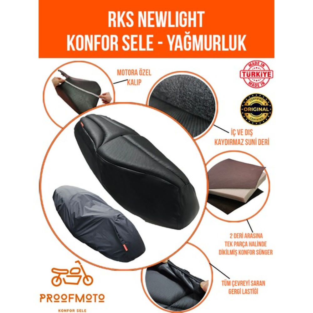 PROOFMOTO Rks Newlıght Konfor Sele Kılıf Motorsiklet için Diğer Aksesuarlar Fiyatı