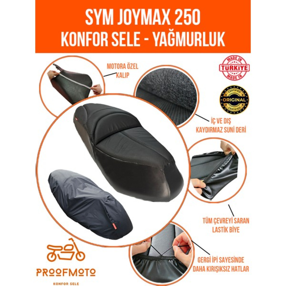 PROOFMOTO Sym Joymax 250 Konfor Sele Kılıf Motorsiklet için Diğer Aksesuarlar Fiyatı