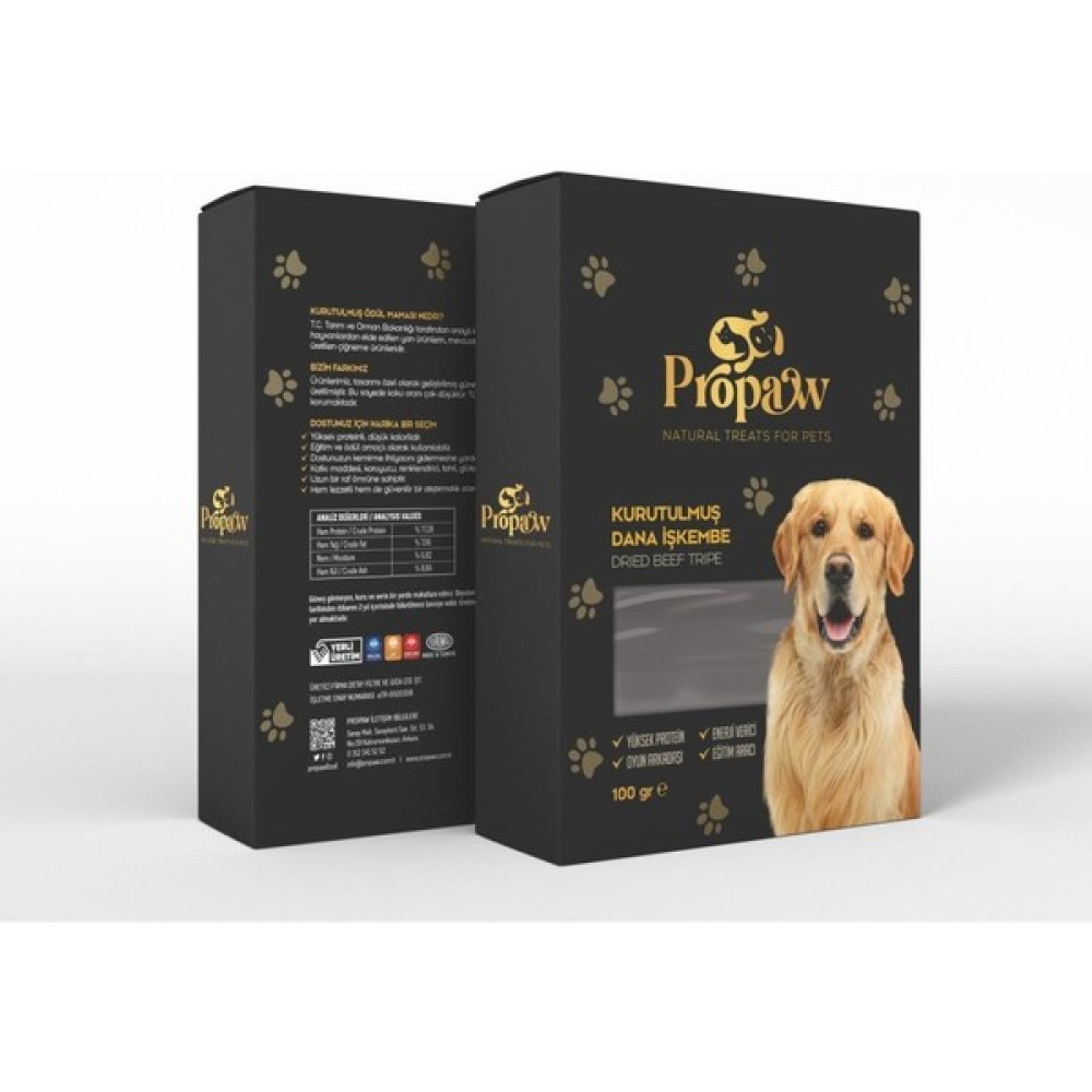 Propaw Dana Işkembe Köpek Ödül Maması 100 gr - 1 Adet - Kahverengi Oto Boyaları Fiyatı