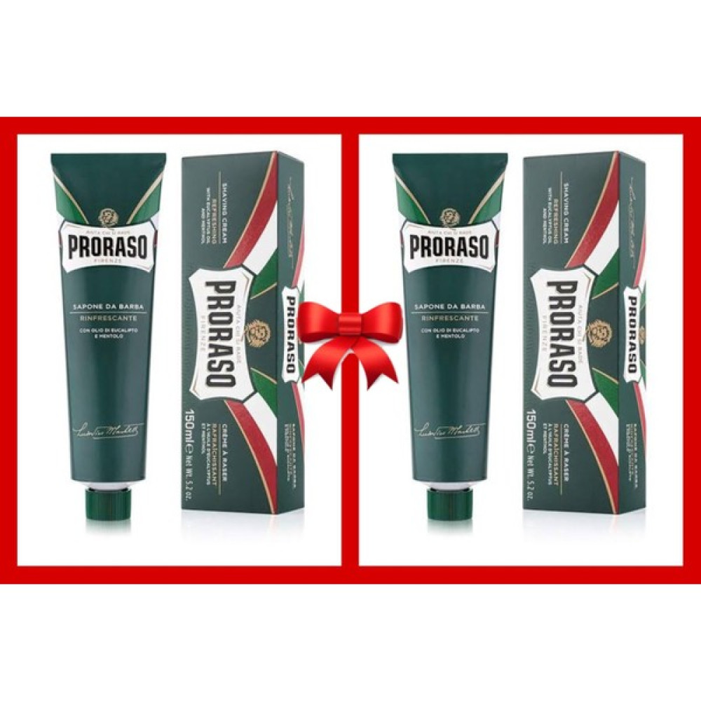 Proraso Okaliptüs Yağı Mentollü Tıraş Kremi 150ml+150ml 2li Tıraş Jelleri / Köpükleri / Kremleri Fiyatı