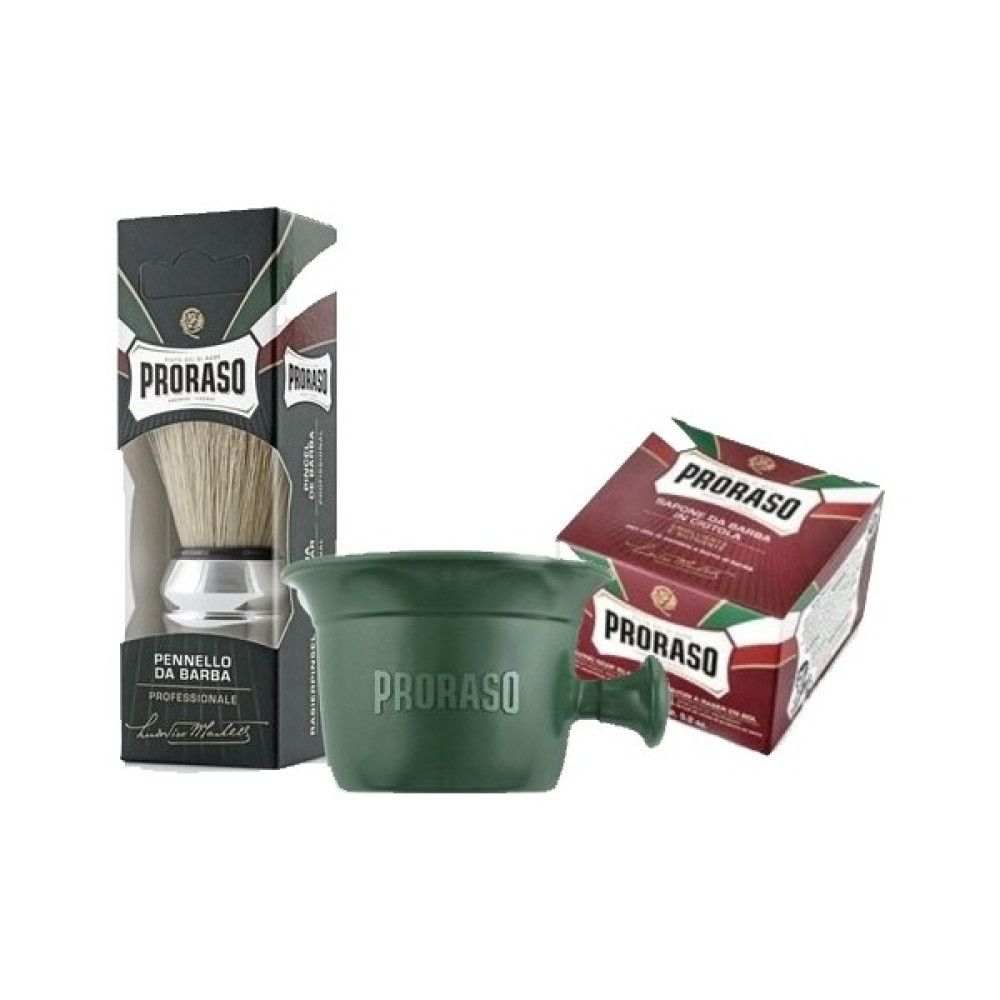 Proraso Sandal Ağacı ve Shea Butter Özlü Tıraş Sabunu 150 ml + Tıraş Kasesi + Tıraş Fırçası Tıraş Jelleri / Köpükleri / Kremleri Fiyatı