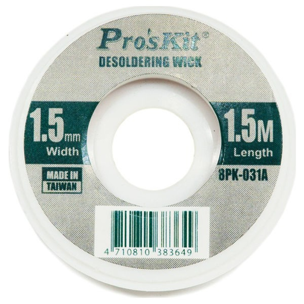 Pro's Kit 8PK-031A Lehim Sökme Fitili 1.5 M Lehim & Havya Fiyatı