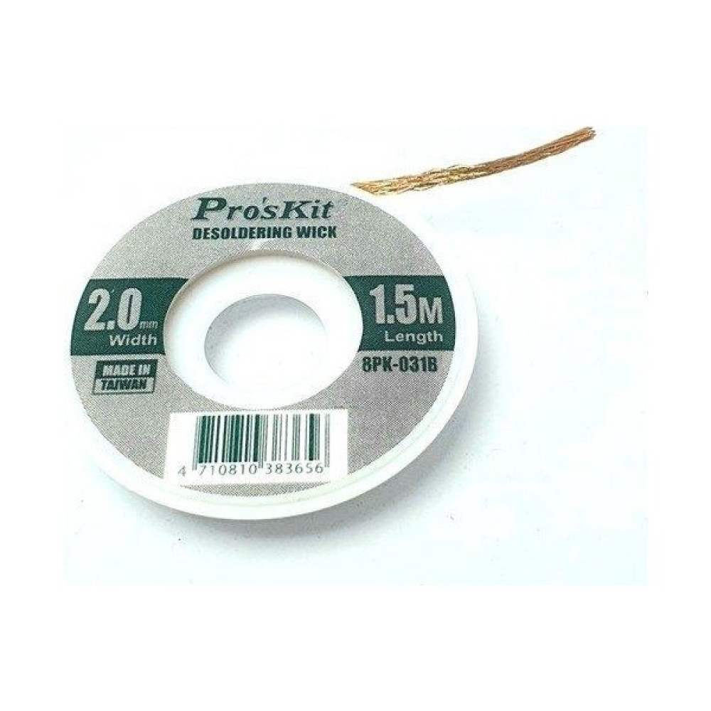 Pro's Kit 8PK-031B Lehim Temizleme Teli 2 mm Lehim & Havya Fiyatı