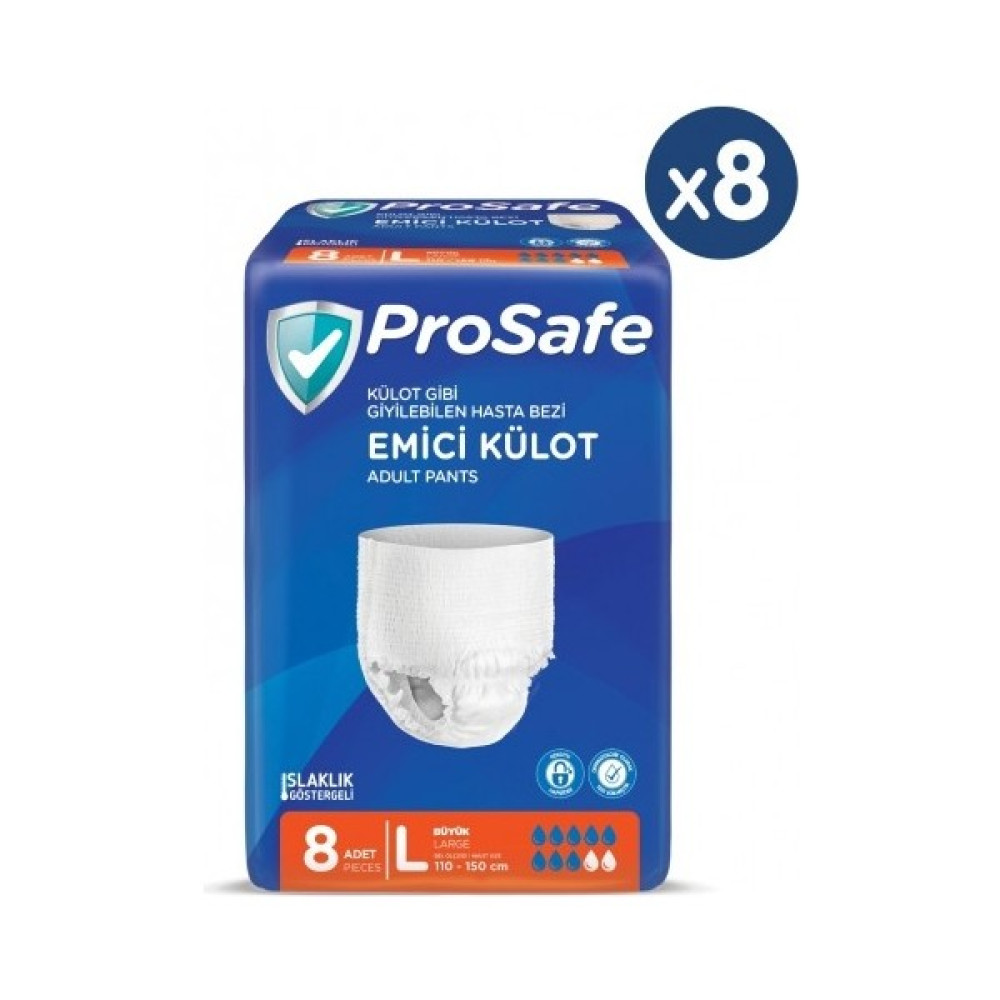 Prosafe Emici Külot L Beden 64'lü Hasta Bezleri ve Temizliği Fiyatı