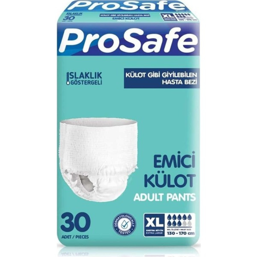 Prosafe Tekstil Yüzey Emici Külot Xlarge 30'Lu Paket - XL Hasta Bezleri ve Temizliği Fiyatı
