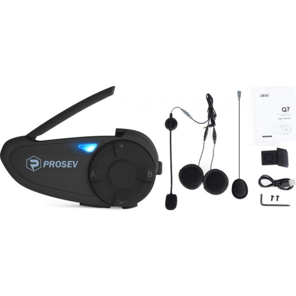 Prosev Bluetooth Ve Intercom Q7 Prosev 0550 Motorsiklet Aksesuarları Fiyatı