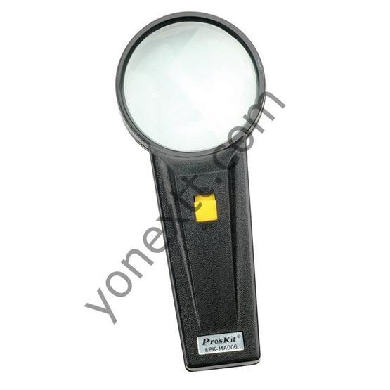 Proskit 8PK-MA006 Işıklı Büyüteç