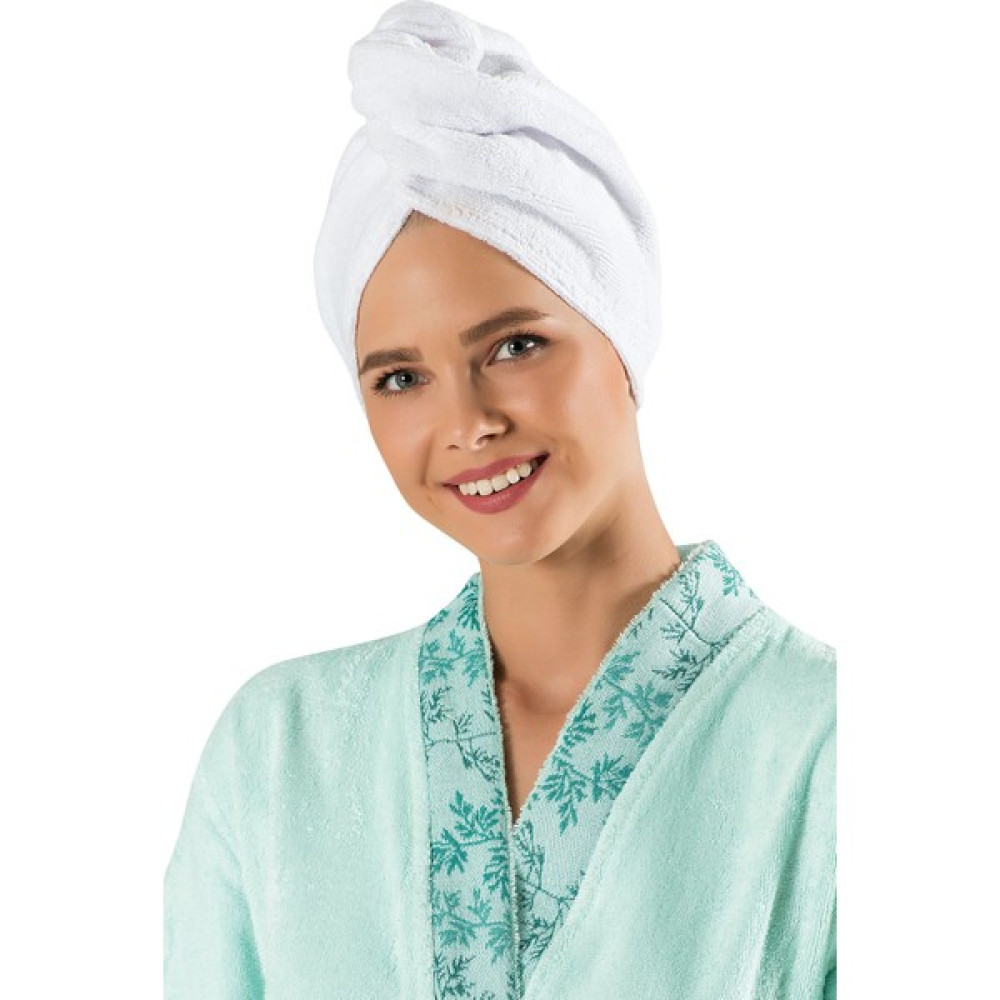 Proslim Mikrofiber Beyaz Saç Bonesi Havlu Saç Kurulama Bonesi Düğmeli - 50 x 70 cm Banyo Havlusu Fiyatı