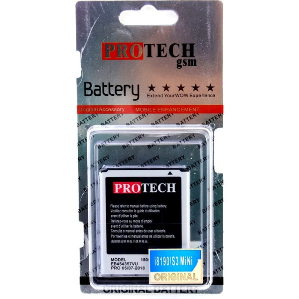 Protech Samsung Galaxy S3 Mini 8190 - 8200 Cep Telefonu Batarya Pil Eb454357Vu Cep Telefonu Bataryası Fiyatı