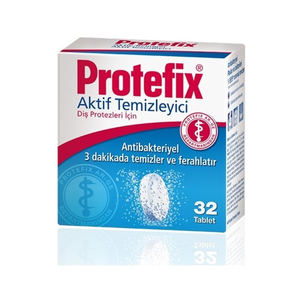 Protefix Aktif Temizleyici Diş Protezleri İçin 32 Tablet Diş Macunları Fiyatı