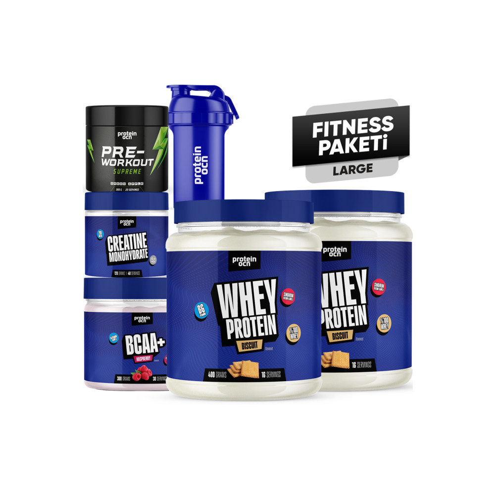 Proteinocean Fıtness Paketi Large - Bisküvi Ahududu Protein Tozları Fiyatı