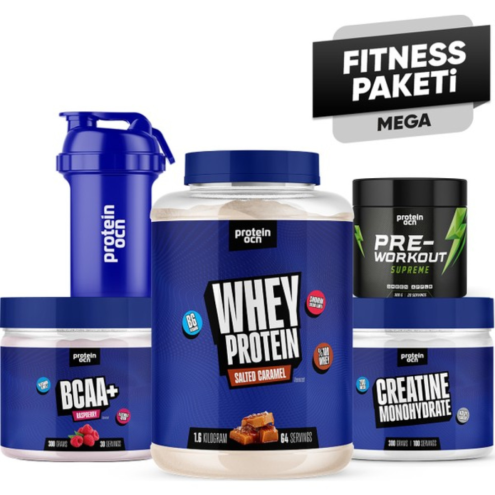 Proteinocean Fıtness Paketi Mega - Salted Caramel Ahududu Protein Tozları Fiyatı