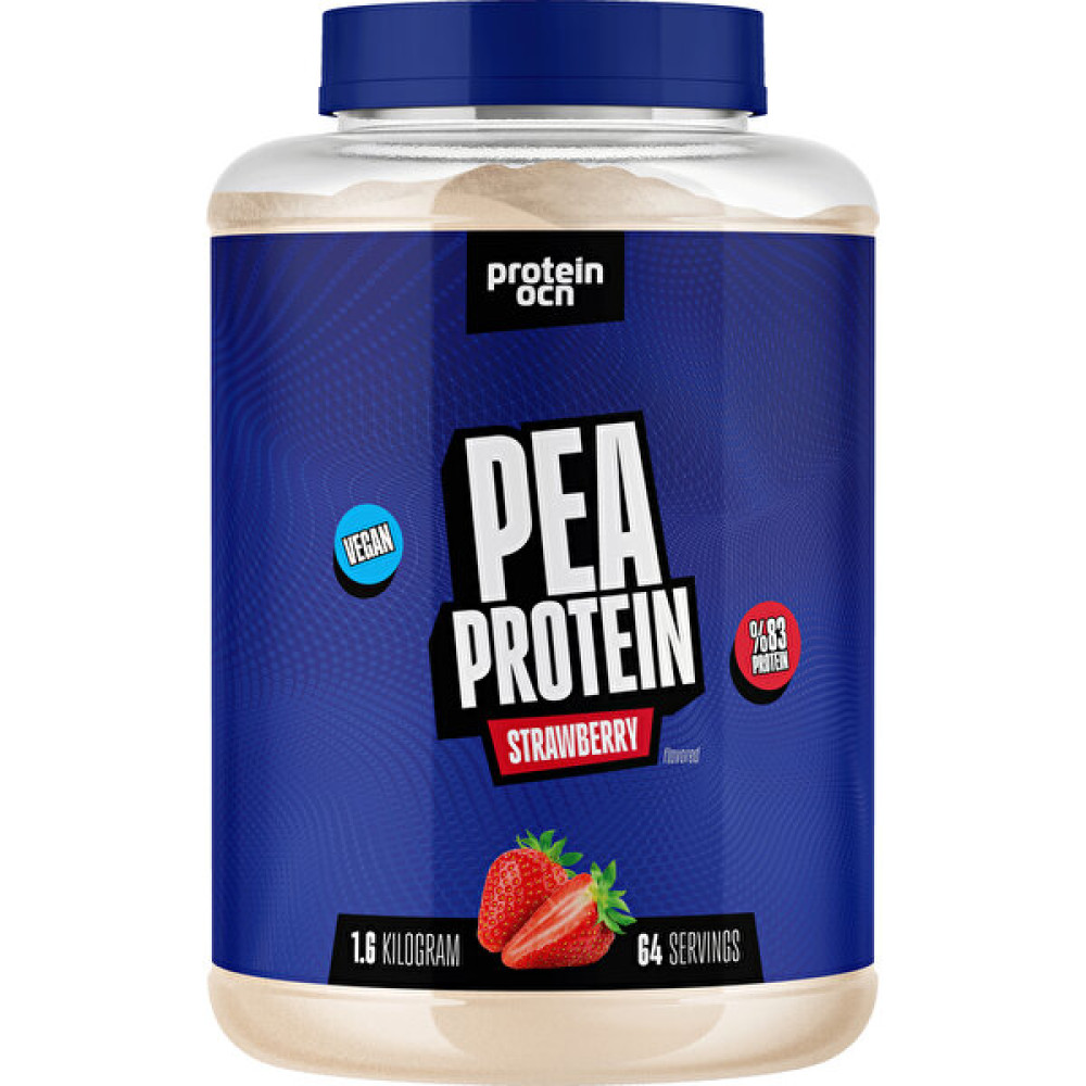 Proteinocean PEA PROTEİN Çilek - 1.6kg - 64 servis Protein Tozları Fiyatı