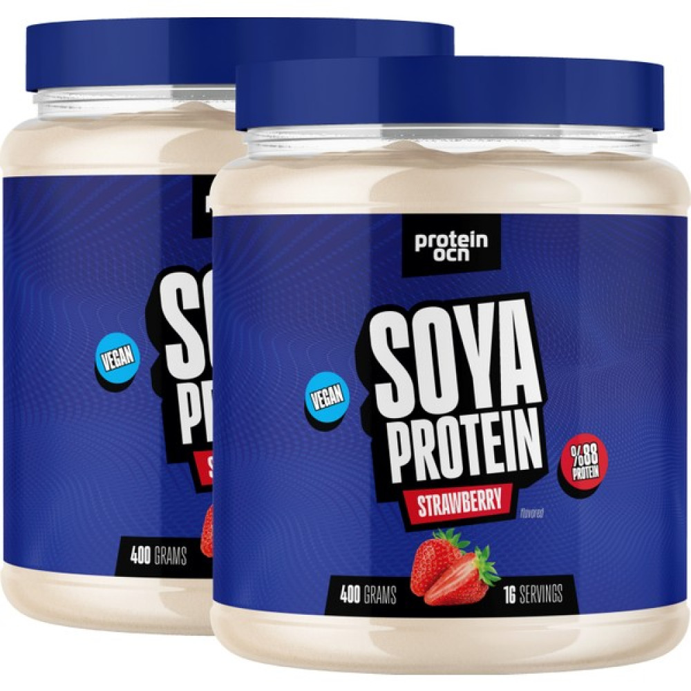 Proteinocean SOYA PROTEİN Çilek - 400g x 2 Adet Protein Tozları Fiyatı