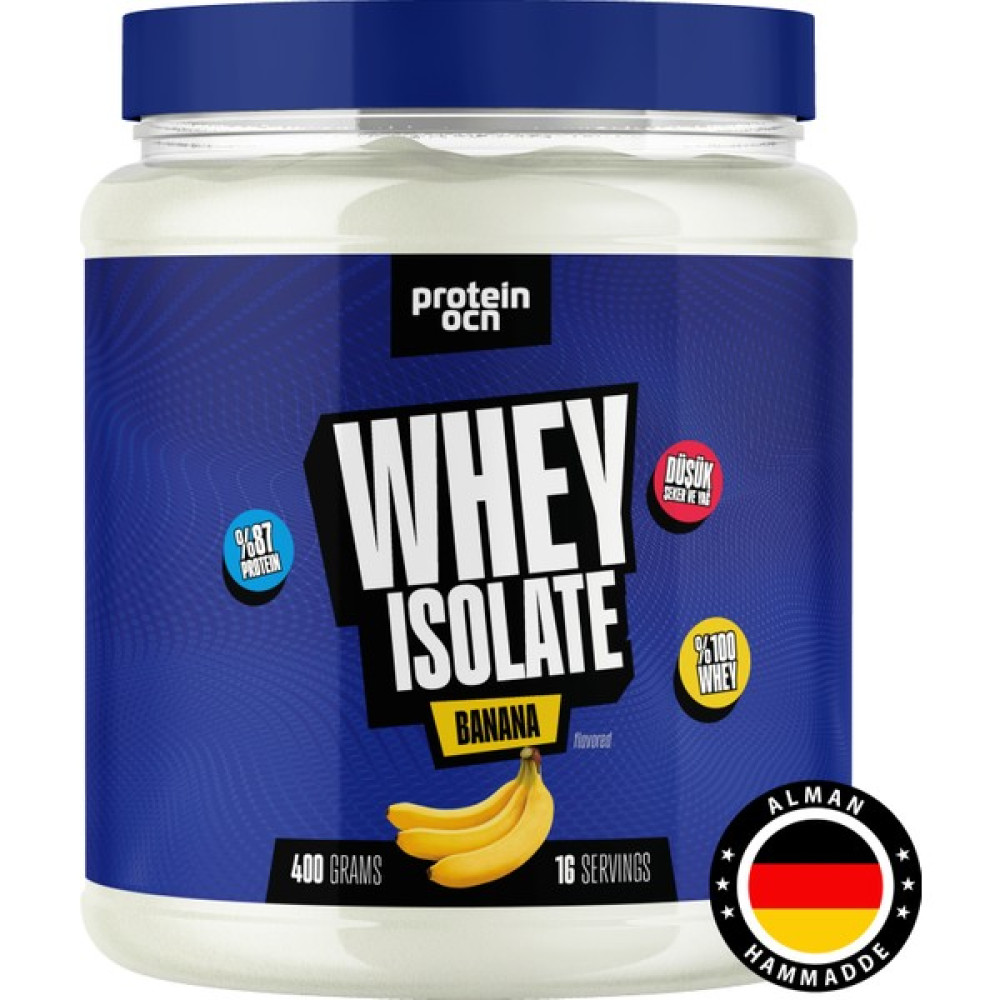 Proteinocean Whey Isolate Muz - 400G - 16 Servis Protein Tozları Fiyatı