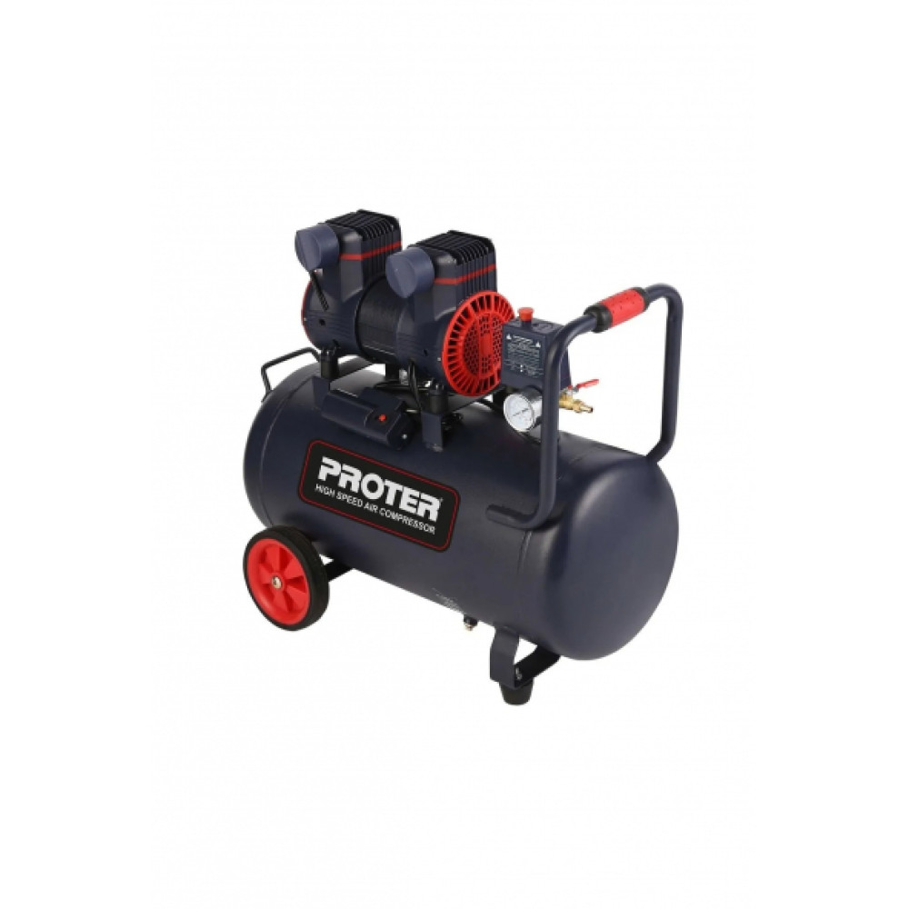 Proter 50 Lt 2Hp 8 Bar Yuksek Hizli Sessiz Yagsiz Kompresor Hava Kompresörü Fiyatı