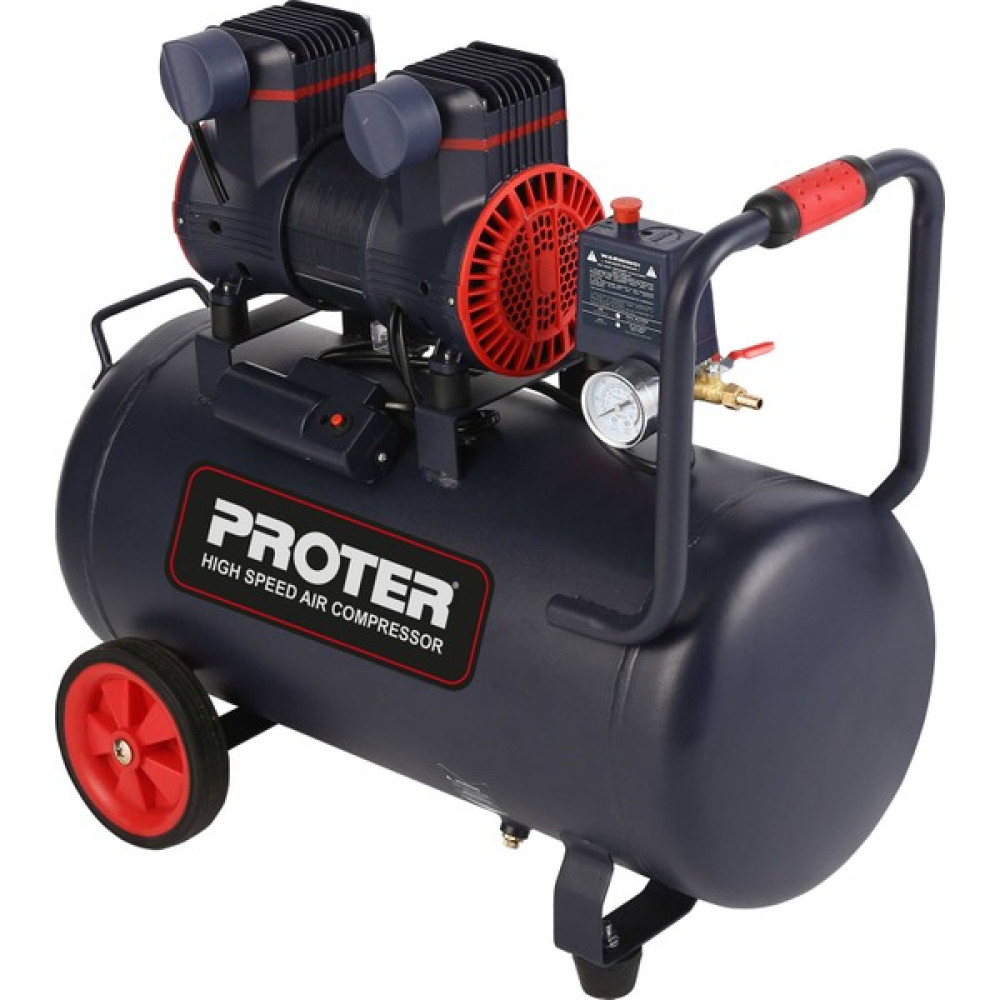 Proter 50LT 2hp 8 Bar Yüksek Hızlı Yağsız Sessiz Hava Kompresörü Hava Kompresörü Fiyatı