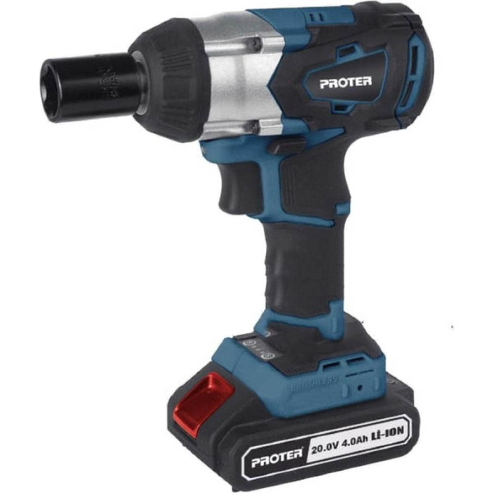 Proter Pst 460 Ws Kömürsüz Darbeli Şarjlı Somun Sökme 20 V 4.0 Ah Somun Sıkma Makinesi Fiyatı