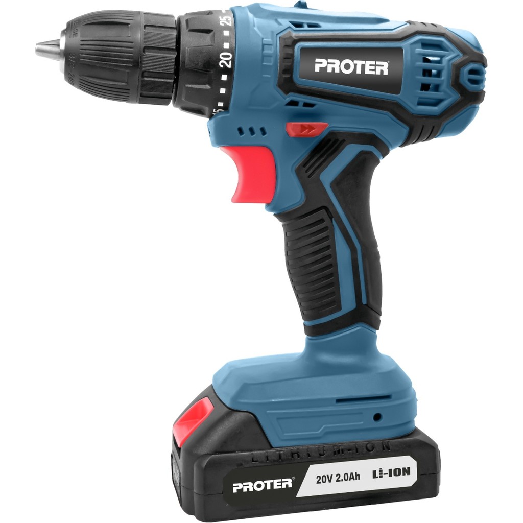 Proter Pst 920 Sp Darbesiz Şarjlı Matkap 20V 2AH Matkaplar Fiyatı