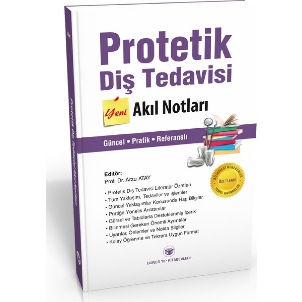 Protetik Diş Tedavisi Akıl Notları Tıp Kitapları Fiyatı