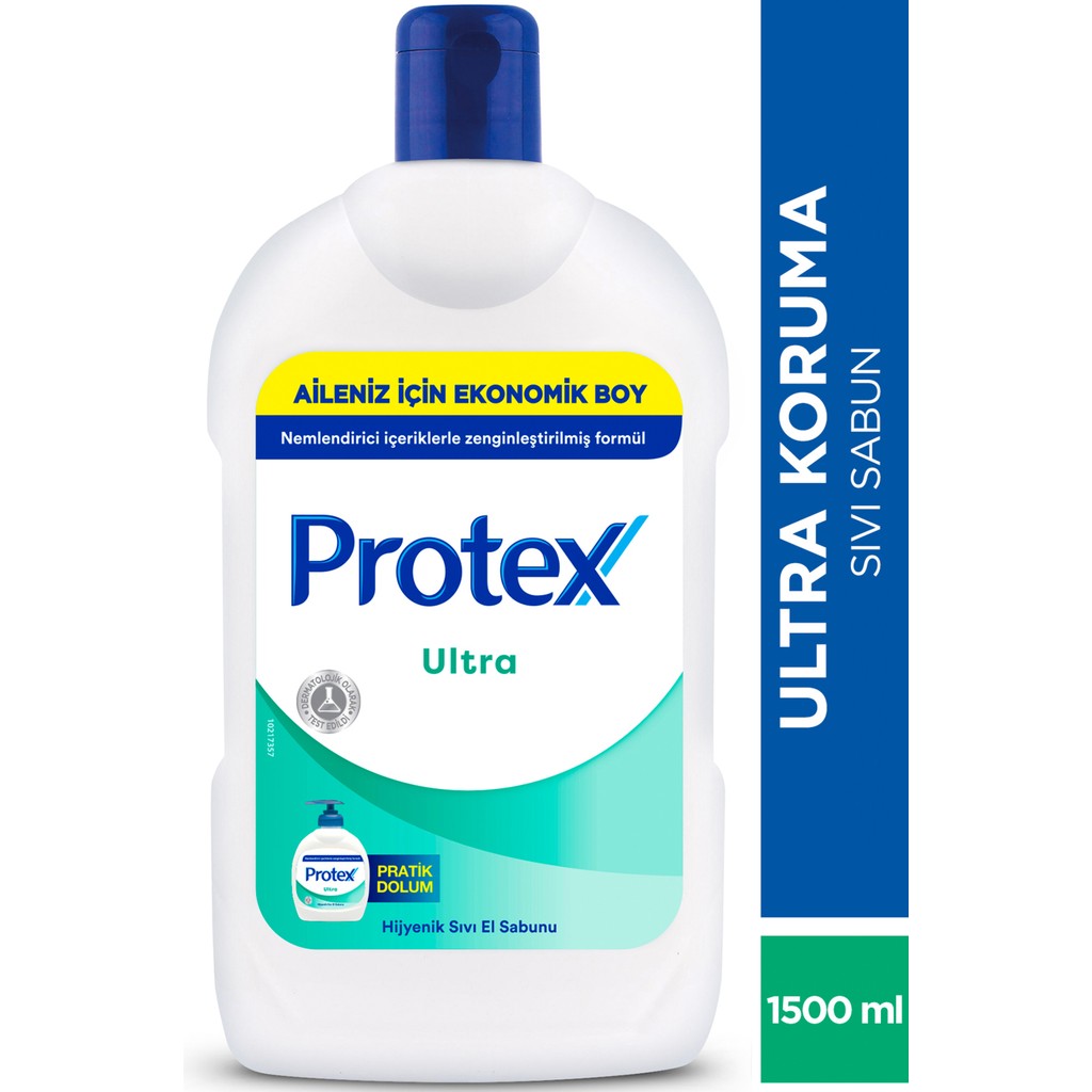Protex 1500 ml Şeffaf Sıvı Sabun - Nemlendirici ve %97 Doğada Çözünebilen Ultra Koruma Özellikli Diğer Fiyatı