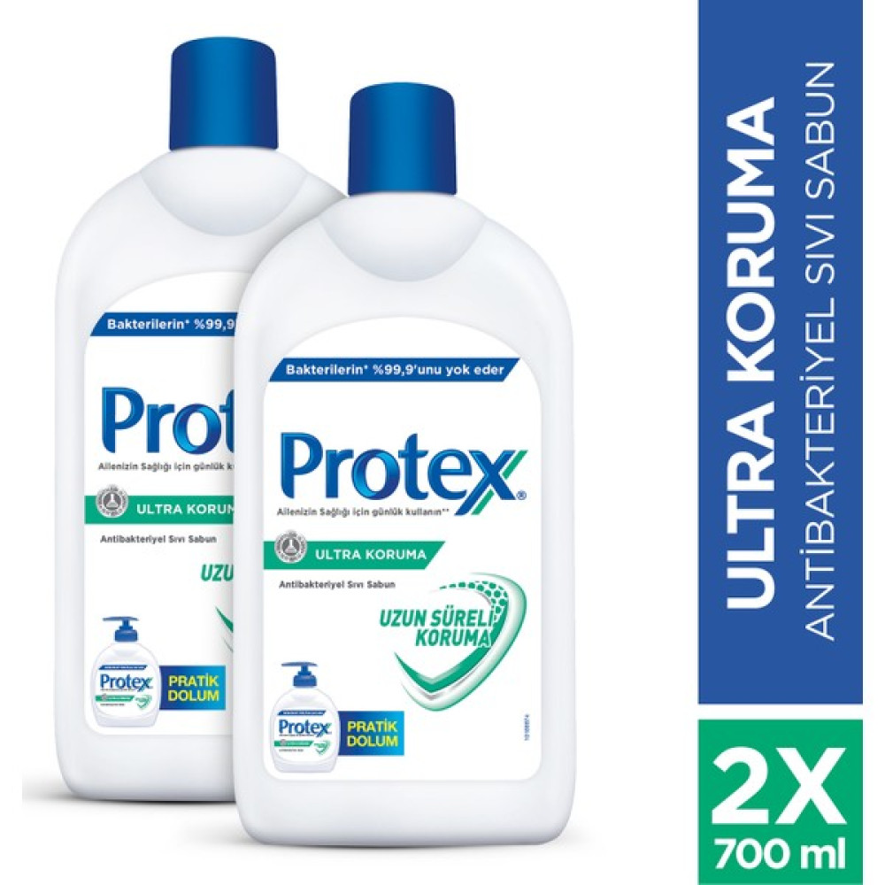 Protex Ultra Uzun Süreli Koruma Antibakteriyel Sıvı Sabun 2 x 700 ml Sabunlar Fiyatı