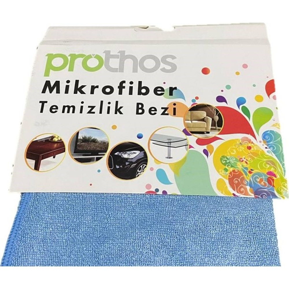 Prothos Mikrofiber Genel Temizlik Bezi 40X40 Cm. ( 1 Adet ) - 1 lt Oto Genel Temizlik Fiyatı