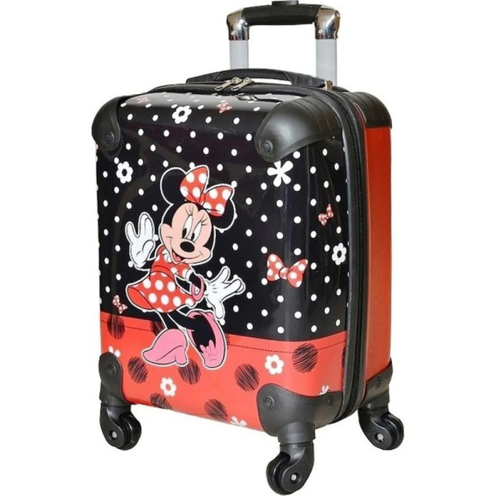 Protocol London Mickey Mouse Kız Çocuk Valizi Kırmızı Siyah Çanta (Outdoor) Fiyatı