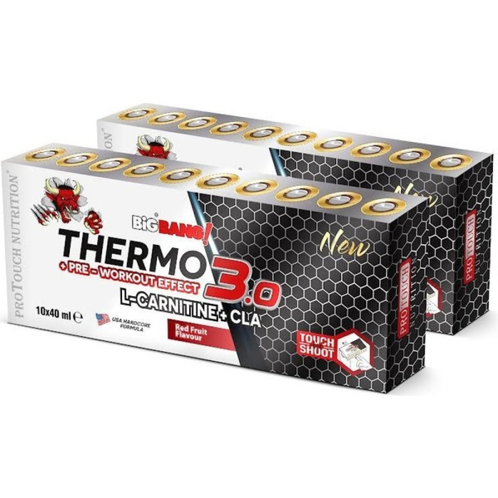 Protouch Nutrition Bigbang Thermo 3.0 L Carnitine ( Lkarnitin ) + Cla 40 ml x 20 Ampül Limon Sporcu Besinleri Fiyatı