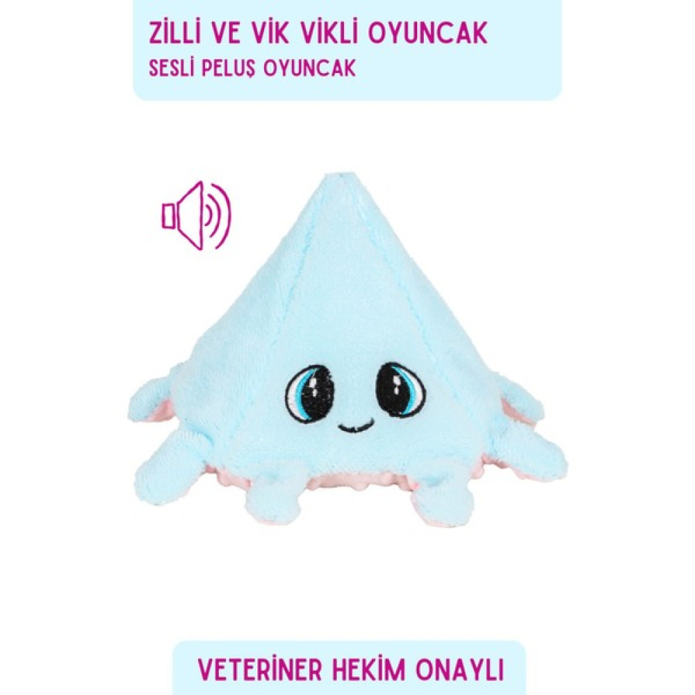 Proud Wave Sesli Ahtapot Köpek Oyuncağı Peluş Zilli Vikvikli Çift Taraflı Çekiştirme Oyuncağı Oto Boyaları Fiyatı