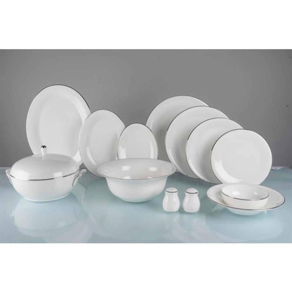 Prouna Pure Platinium 72 Parça 12 Kişilik Yemek Takımı Yemek Takımı Fiyatı