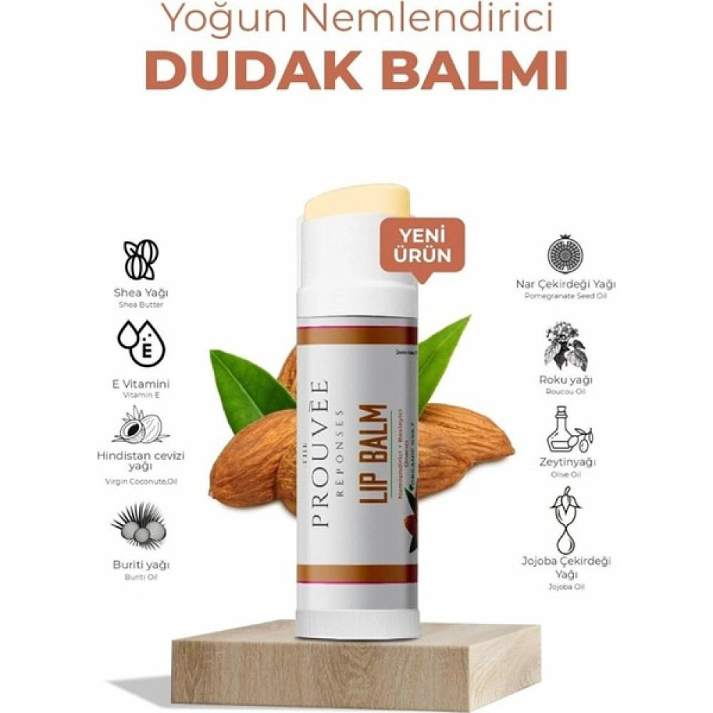 Prouvee Organics Lip Balm Tatli Badem Dudak Bakımı / Koruyucu Fiyatı